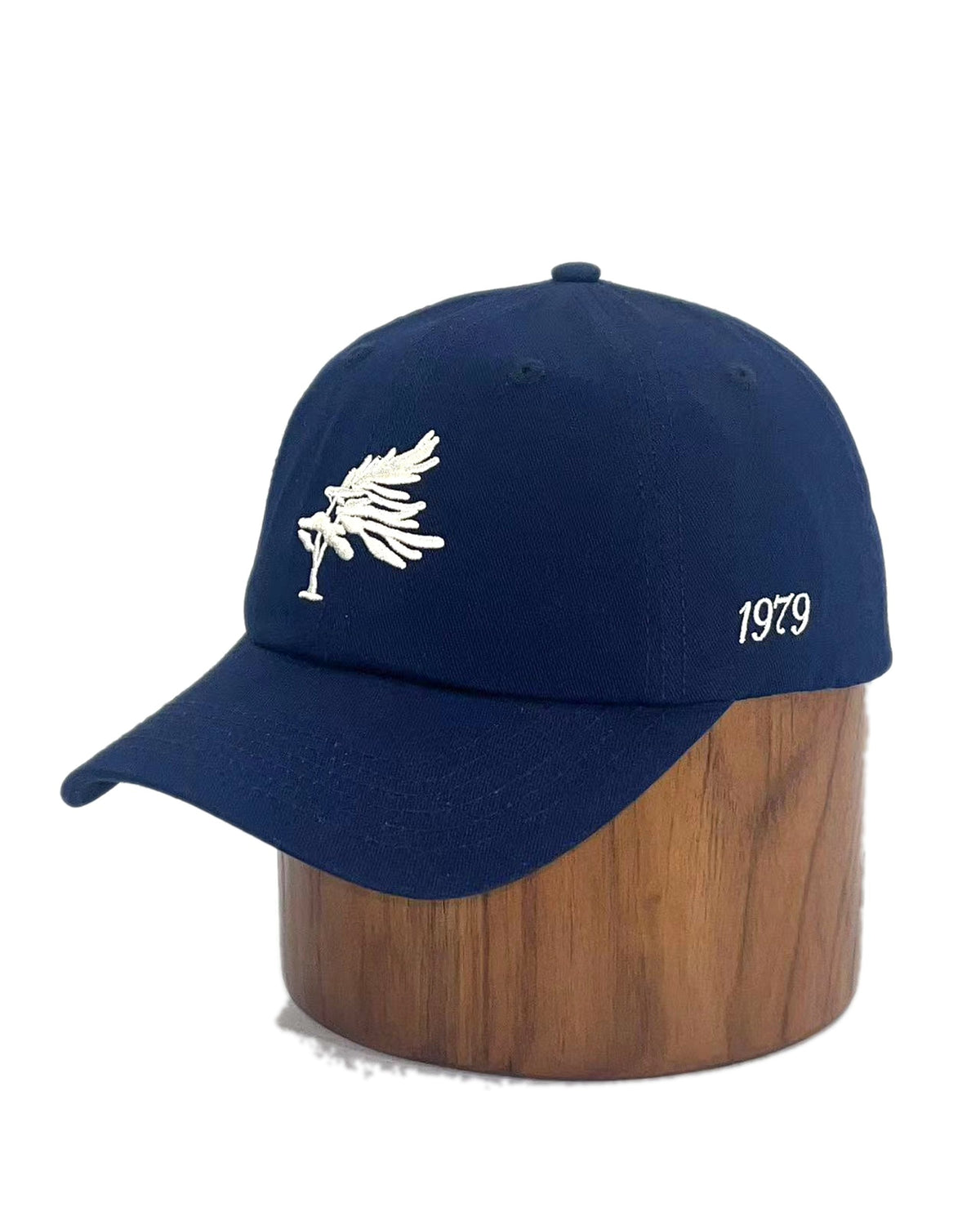 Georgian Bay Dad Cap — Navy, three quarter